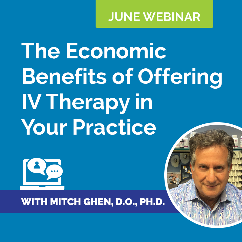 June Webinar Recording: The Economic Benefits of Offering IV Therapy in Your Practice