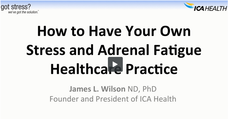 How to Build Your Own Stress and Adrenal Fatigue Healthcare Practice by Dr. Wilson