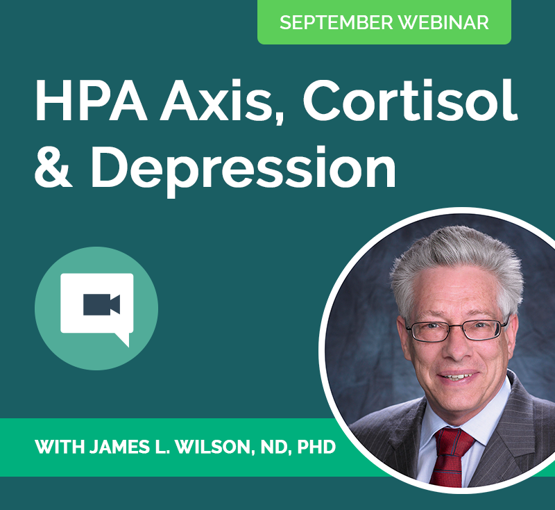 Webinar: HPA Axis, Cortisol and Depression